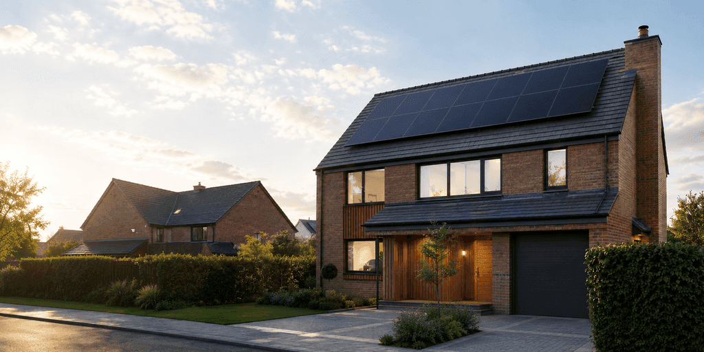 UK home with SolarGo panels