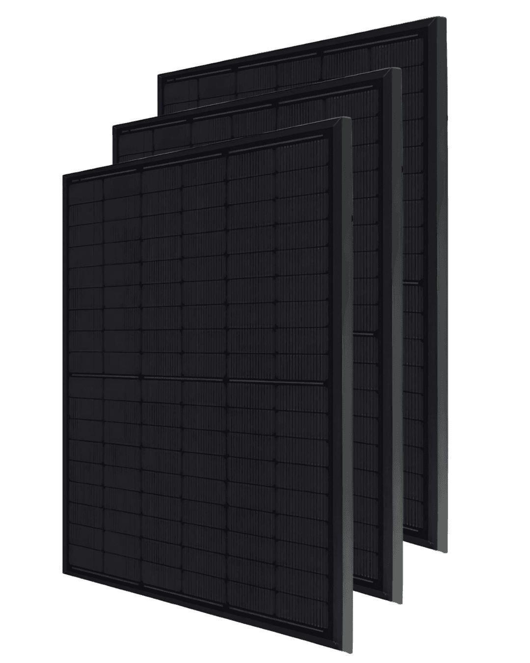All-black solar panels